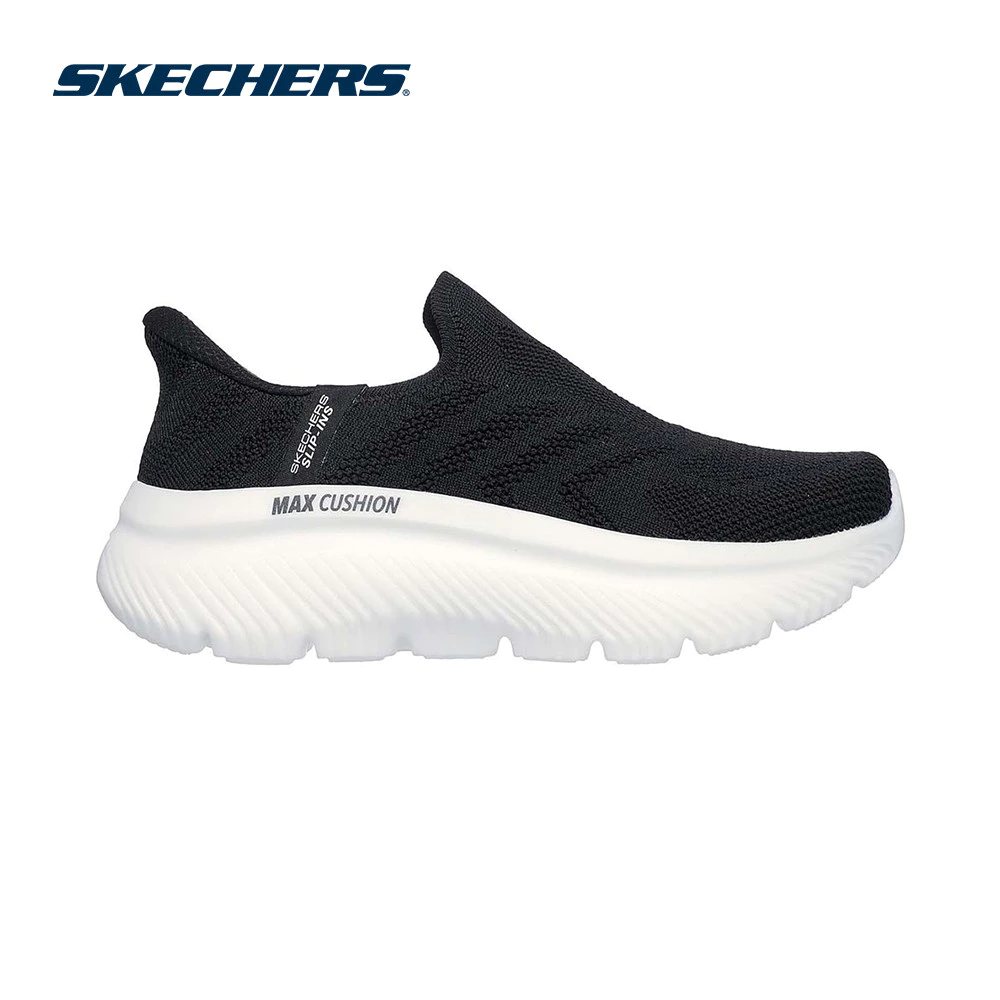 Skechers สเก็ตเชอร์ส รองเท้าผู้หญิง Women Slip-ins GOwalk Max Cushioning Hyper Burst Walking Shoes - 125880-BKW (latest)