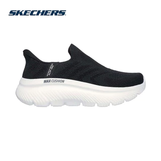 Skechers สเก็ตเชอร์ส รองเท้าผู้หญิง Women Slip-ins GOwalk Max Cushioning Hyper Burst Walking Shoes - 125880-BKW (latest)