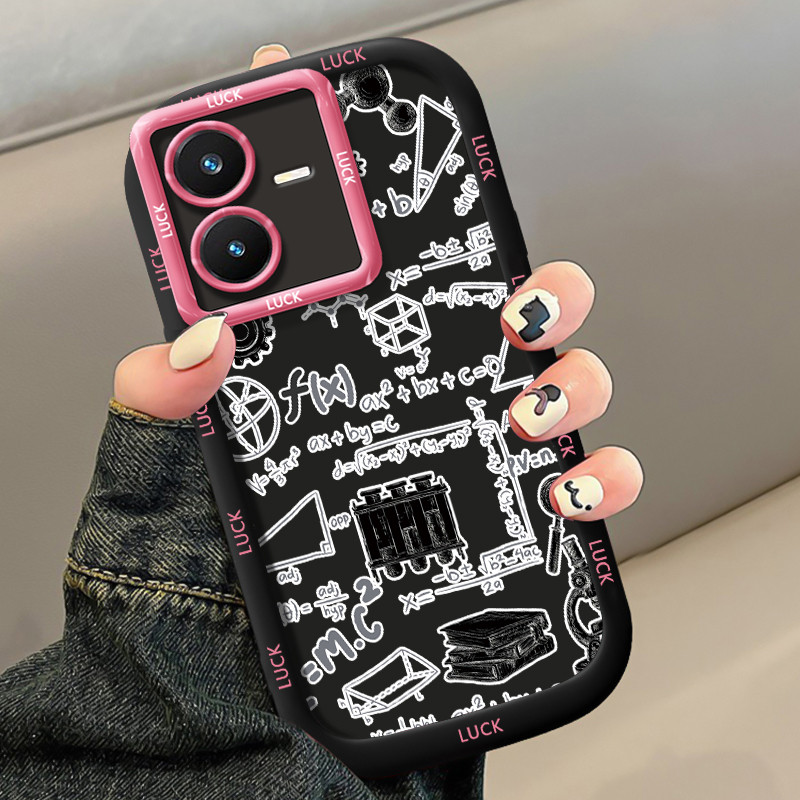 เคสสำหรับ VIVO Y22 Y22s เคสโทรศัพท์รอยยิ้มดอกไม้สูตรกันกระแทกป้องกันการตก - รูปที่ 5