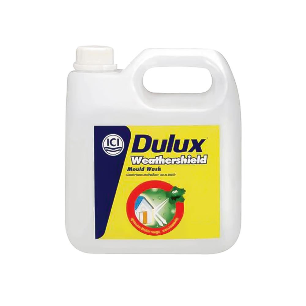 DULUX น้ำยากำจัดเชื้อราและตะไคร่น้ำ WEATHERSHIELD MOULD WASH 3 ลิตร จัดส่งโดย HomePro