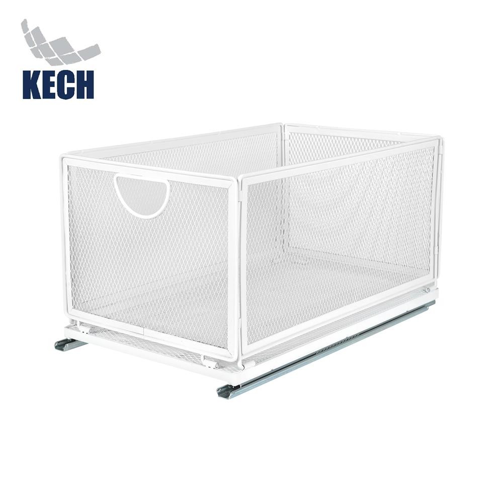 KECH ตะกร้าในตู้ครัวมีรางเลื่อน INSPACE SIZE L 40x24x21.2 ซม. จัดส่งโดย HomePro