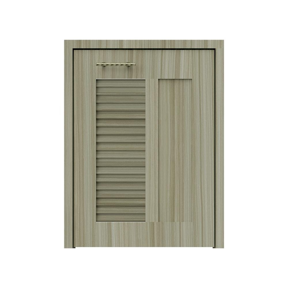 JUPITER บานถังแก๊สเกล็ดผสม GLORY TEAK 53x72 ซม. สีน้ำตาล จัดส่งโดย HomePro