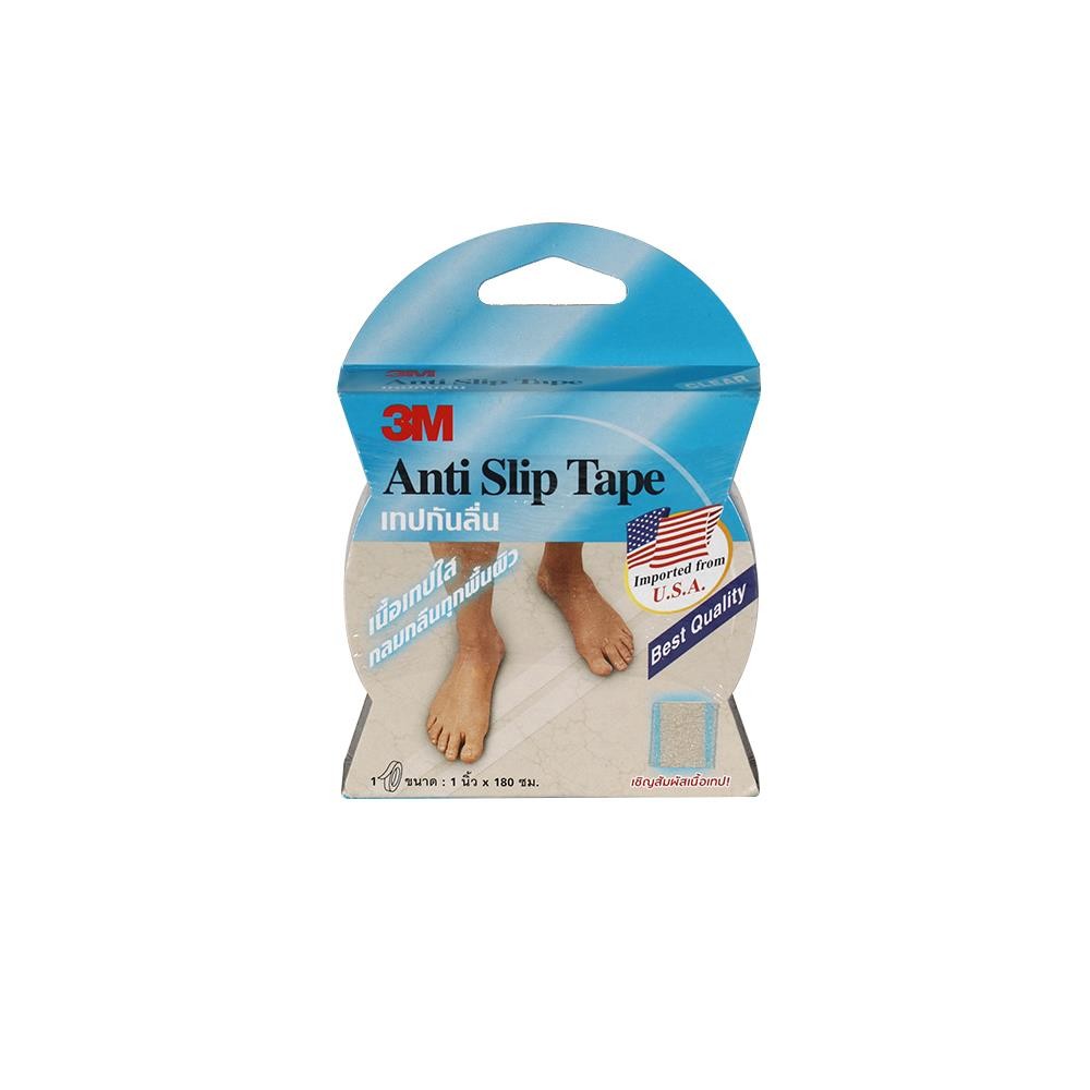 3M เทปกันลื่น 1 นิ้ว x1.8 ม. สีใส จัดส่งโดย HomePro
