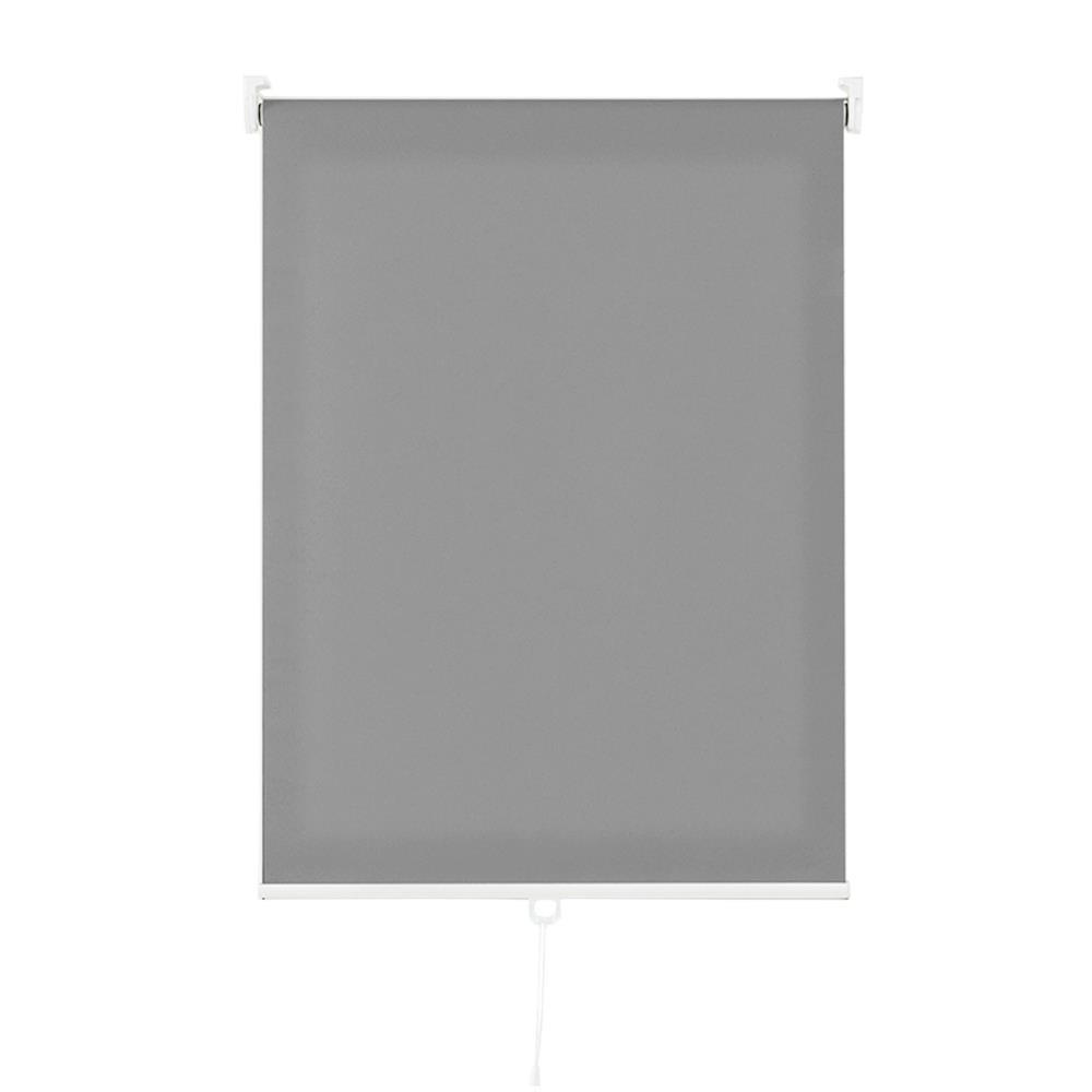 HOME LIVING STYLE ผ้าม่านม้วน CORDLESS DIO 120X160 ซม. สีเทาเข้ม จัดส่งโดย HomePro