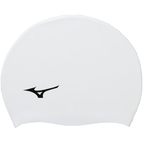 Mizuno Swim Swim Swim Swim Swimming Fitness Cap Silicone Unisex N2Jwb050 01:สีขาว Size:F
