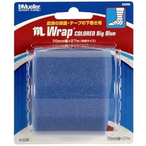 Mueller Mwrap Colored Big Blue Blister Pack 70mm 1 ชิ้น Underwrap 53708
