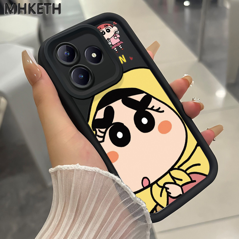 MHKETH เคสสำหรับ Realme C63 C61 Narzo N63 N61 Note 60 Note 60X เคสโทรศัพท์อนิเมะการ์ตูนคลาสสิก