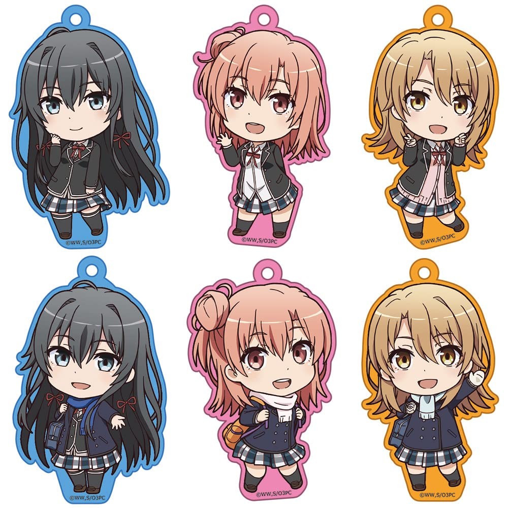【ส่งตรงจากญี่ปุ่น】 Azu Maker My Teen Romantic Comedy SNAFU Complete Trading Acrylic Chain (กล่อง)
