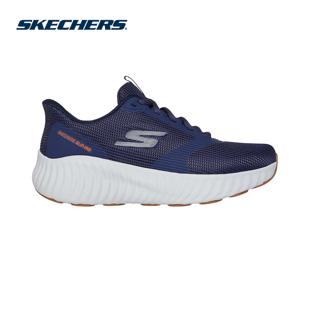 Skechers สเก็ตเชอร์ส รองเท้าผู้ชาย Men GOrun Now Performance Shoes - 220381-NVY - Air-Cooled Goga Mat