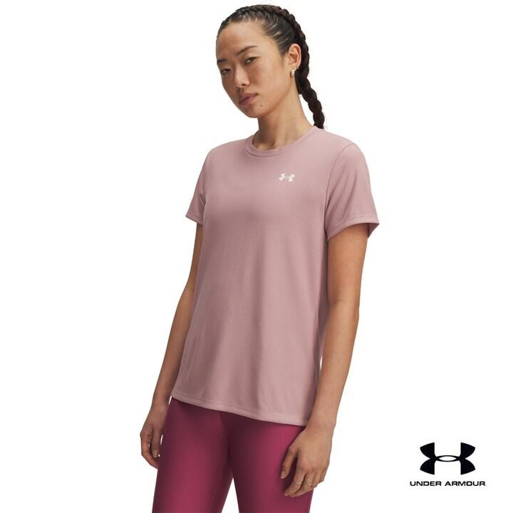 Under Armour เสื้อแขนสั้นสำหรับผู้หญิง UA Tech™ Rib