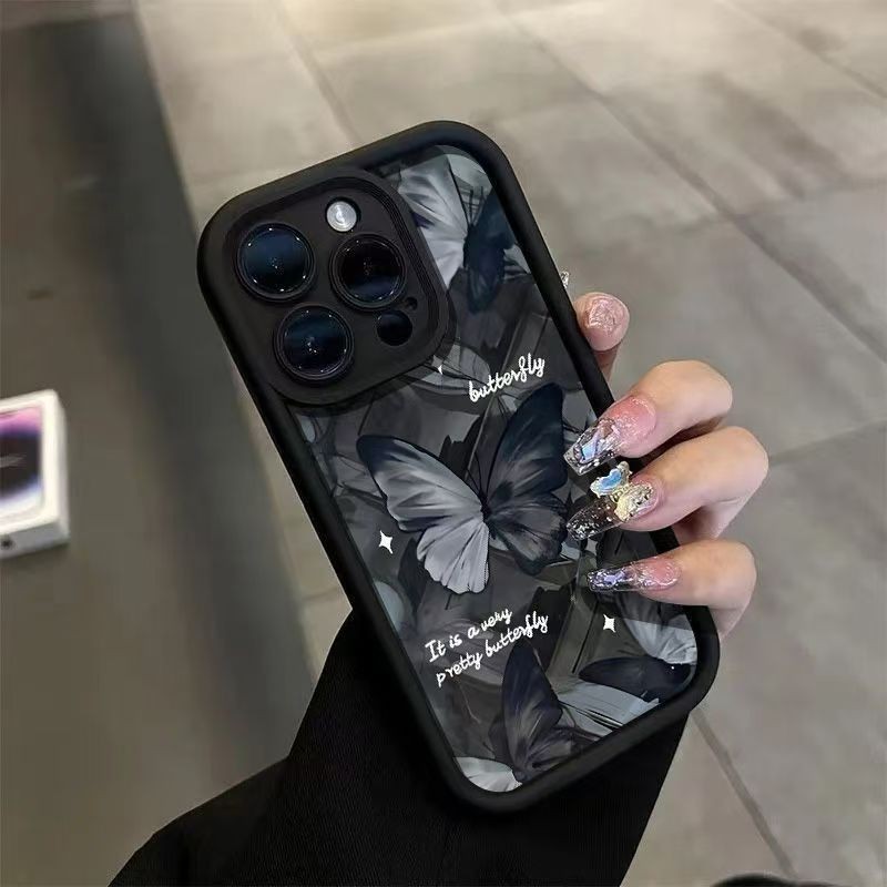 ผีเสื้อเคส Iphone 14 11 16 Pro Max 13 Pro Max 7 Plus15 Plus ไอโฟน Xs Max 6S 12 16 Plus 8 Xr