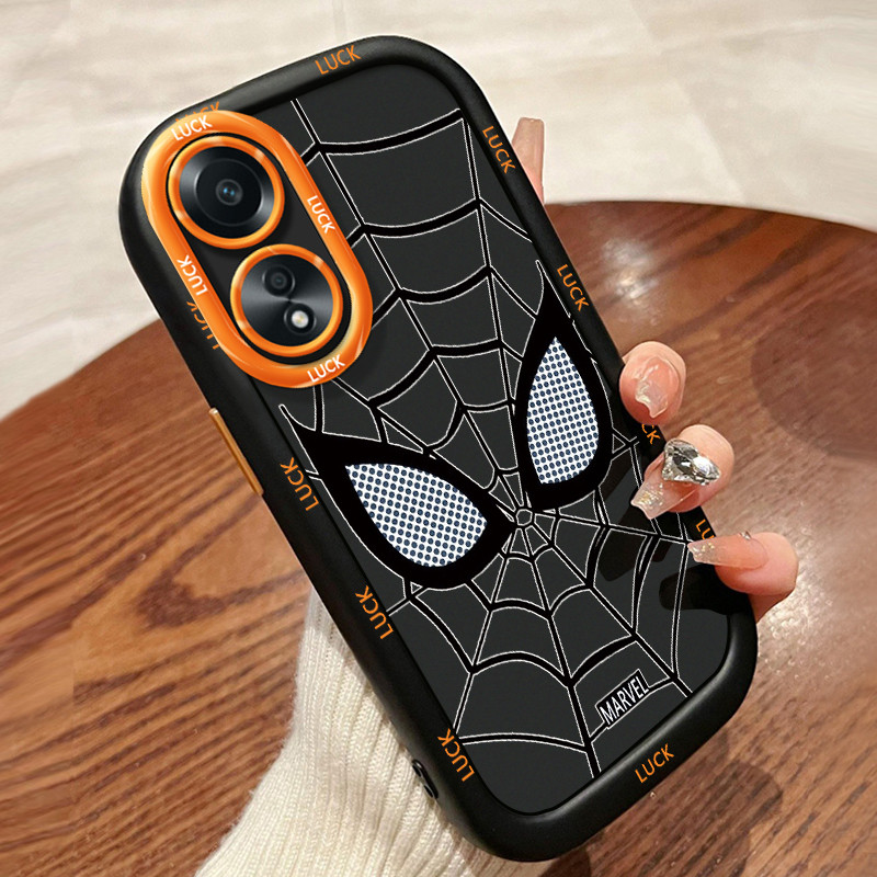 เคสสำหรับ OPPO A58 4G A58 5G A58X 5G A78 5G A1X 5G A2X 5G เคสโทรศัพท์ใยแมงมุมกันกระแทกป้องกันการตก