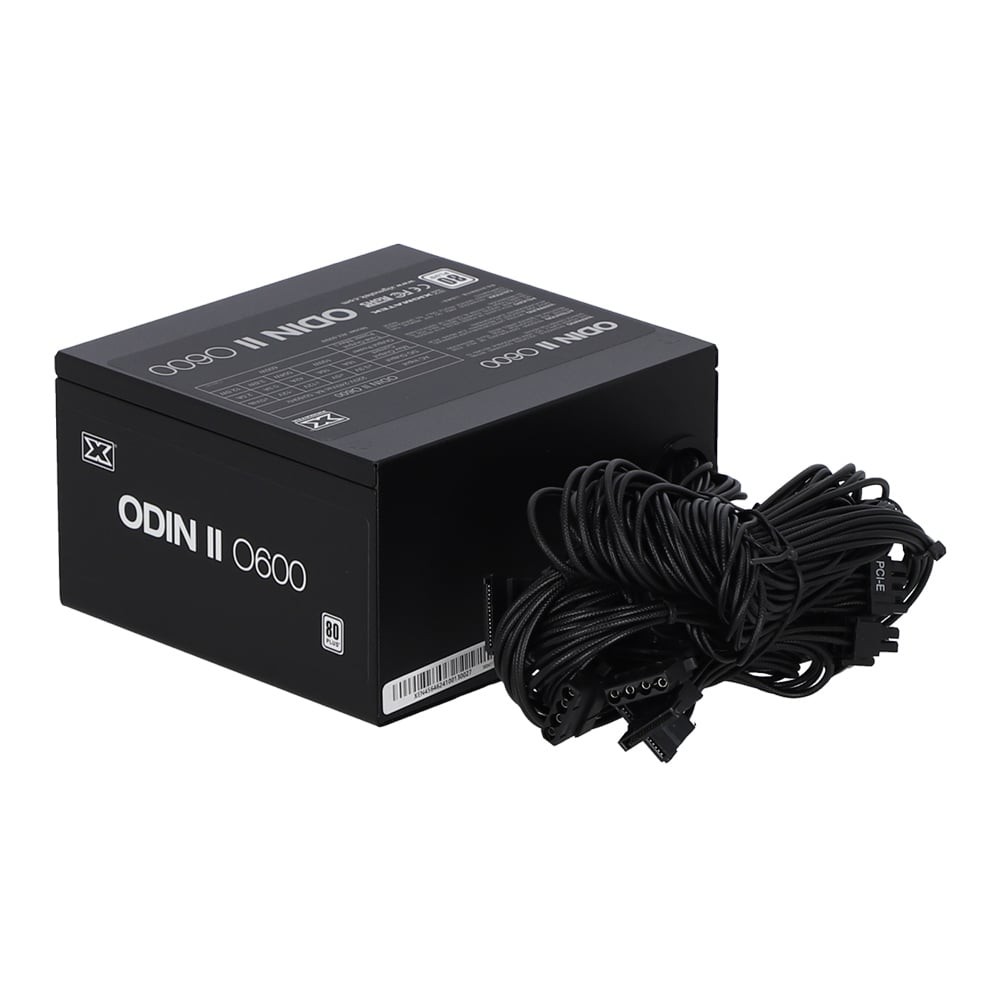 POWER SUPPLY (อุปกรณ์จ่ายไฟ) XIGMATEK ODIN II O600 - 600W 80 PLUS BLACK ATX (EN45646)