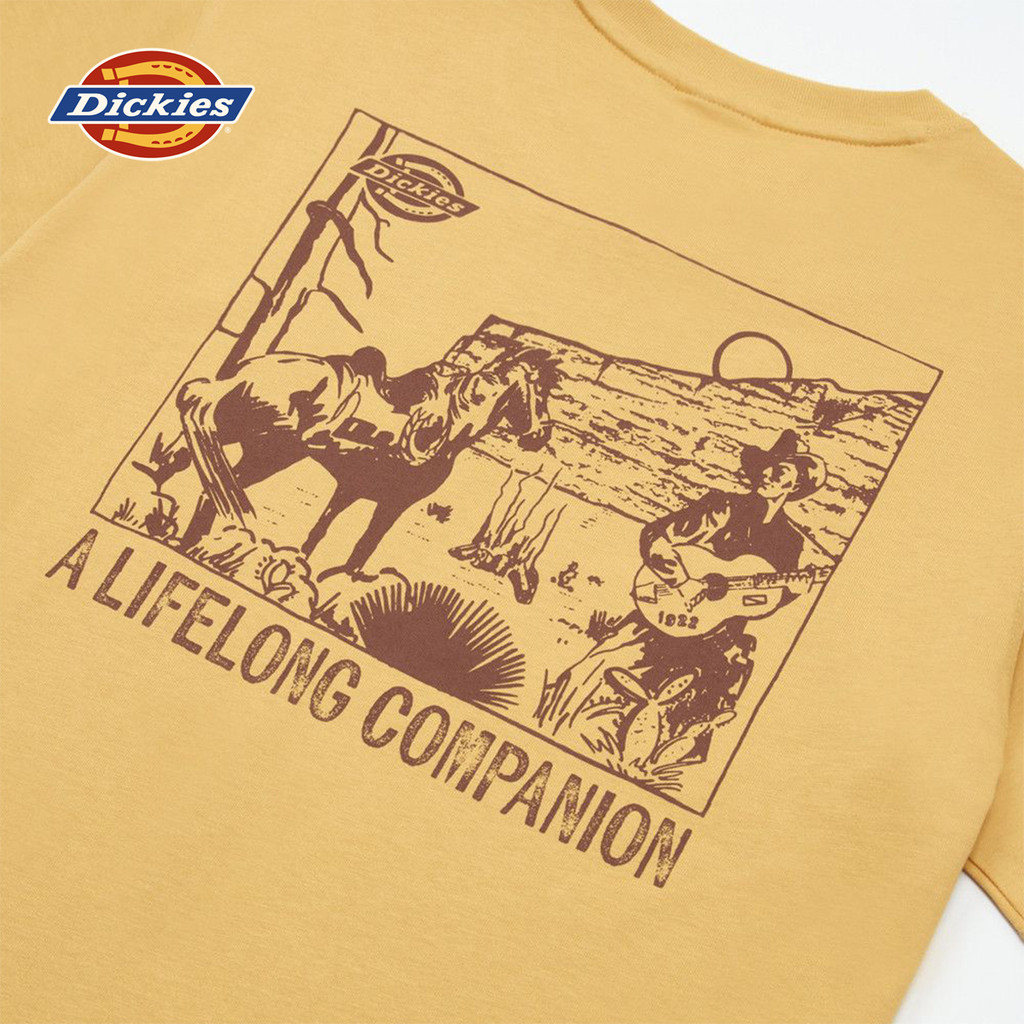 DICKIES MEN'S TEE SS - OAK BUFF เสื้อยืด เสื้อยืดแขนสั้น ผู้ชาย - รูปที่ 2