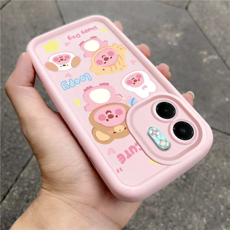 เคสสำหรับ Infinix Smart 9 Smart 9 HD Hot 50i เคสโทรศัพท์บีเวอร์สามสีซิลิโคนกันกระแทก