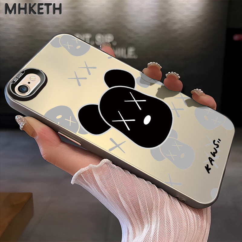 MHKETH เคสสำหรับ iPhone 6 Plus 6s Plus 7 Plus 8 Plus SE 2020 X Xr Xs Max เคสป้องกันโทรศัพท์ตกฝ้าแบบเรียบง่าย