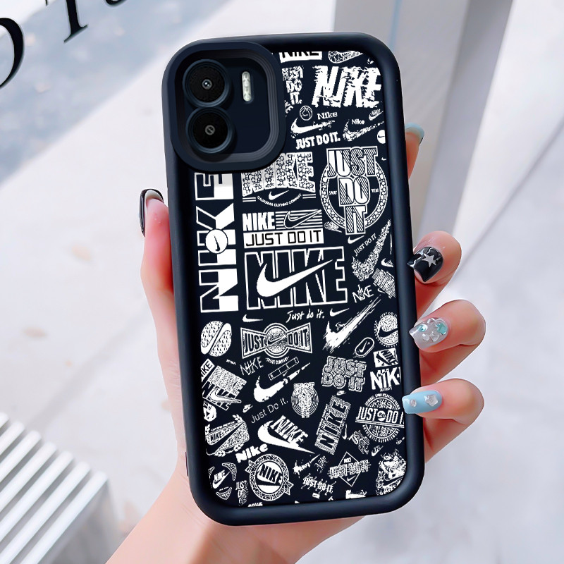 เคสสำหรับ Xiaomi Redmi A1 A2 เคสโทรศัพท์แบรนด์อินเทรนด์ซิลิโคนกันกระแทก