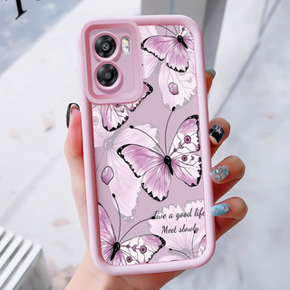 เคสสำหรับ OPPO A57 2022 A77 A2022 A57s A57e A77s เคสโทรศัพท์ผีเสื้อซิลิโคนกันกระแทก