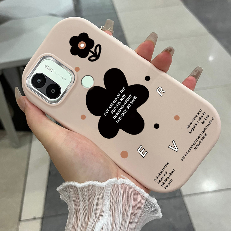 เคสสำหรับ Xiaomi Redmi A1+ A2+ A1 Plus A2 Plus เคสโทรศัพท์ดอกไม้กันกระแทก