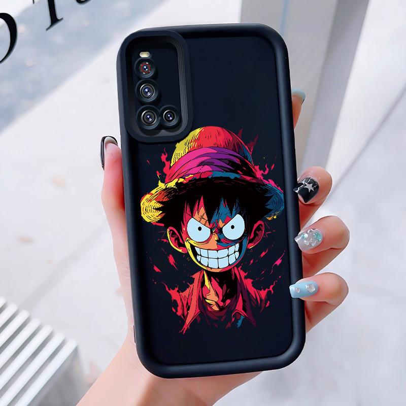 เคสสำหรับ VIVO V19 เคสโทรศัพท์ตัวเอกอนิเมะสามสีซิลิโคนกันกระแทก