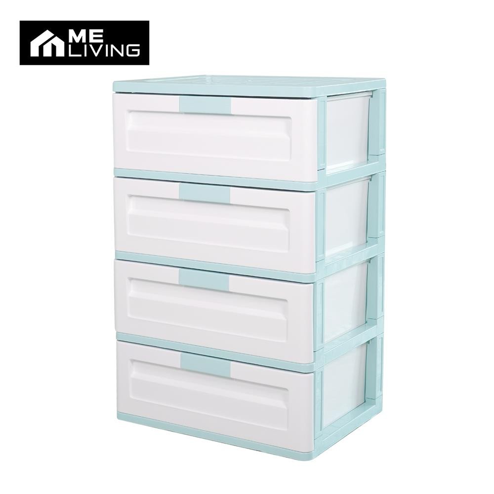 ME LIVING ตู้ลิ้นชัก 4 ชั้น MAX 59x41x88 ซม. สีฟ้าพาสเทล จัดส่งโดย HomePro