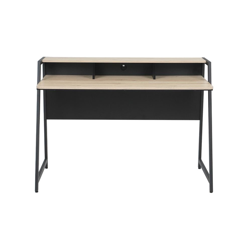 FURDINI โต๊ะทำงาน HUNTER CT-N2317 124 ซม. สีโอ๊ค/ดำ จัดส่งโดย HomePro