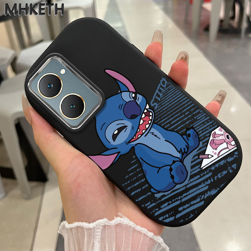 MHKETH เคสสำหรับ VIVO Y03 Y03T Y18 Y18i Y18e Y18T Y37 5G Y28s 5G เคสโทรศัพท์มีลายปักลายการ์ตูน