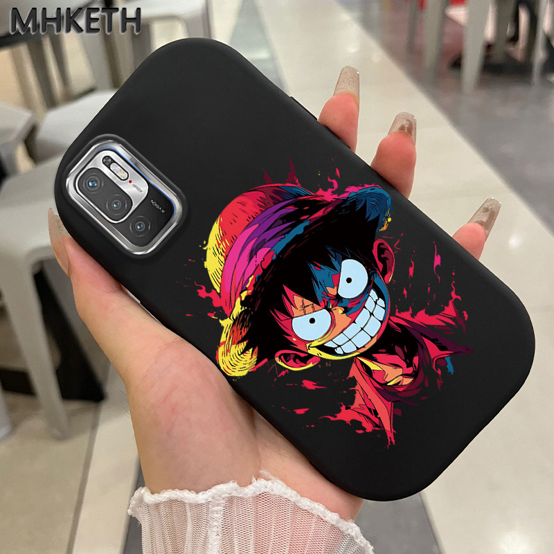 MHKETH เคสสำหรับ Xiaomi Redmi Note 10 5G Note 10T 5G POCO M3 Pro 5G เคสโทรศัพท์ซิลิโคนกันกระแทกลายการ์ตูนอะนิเมะ