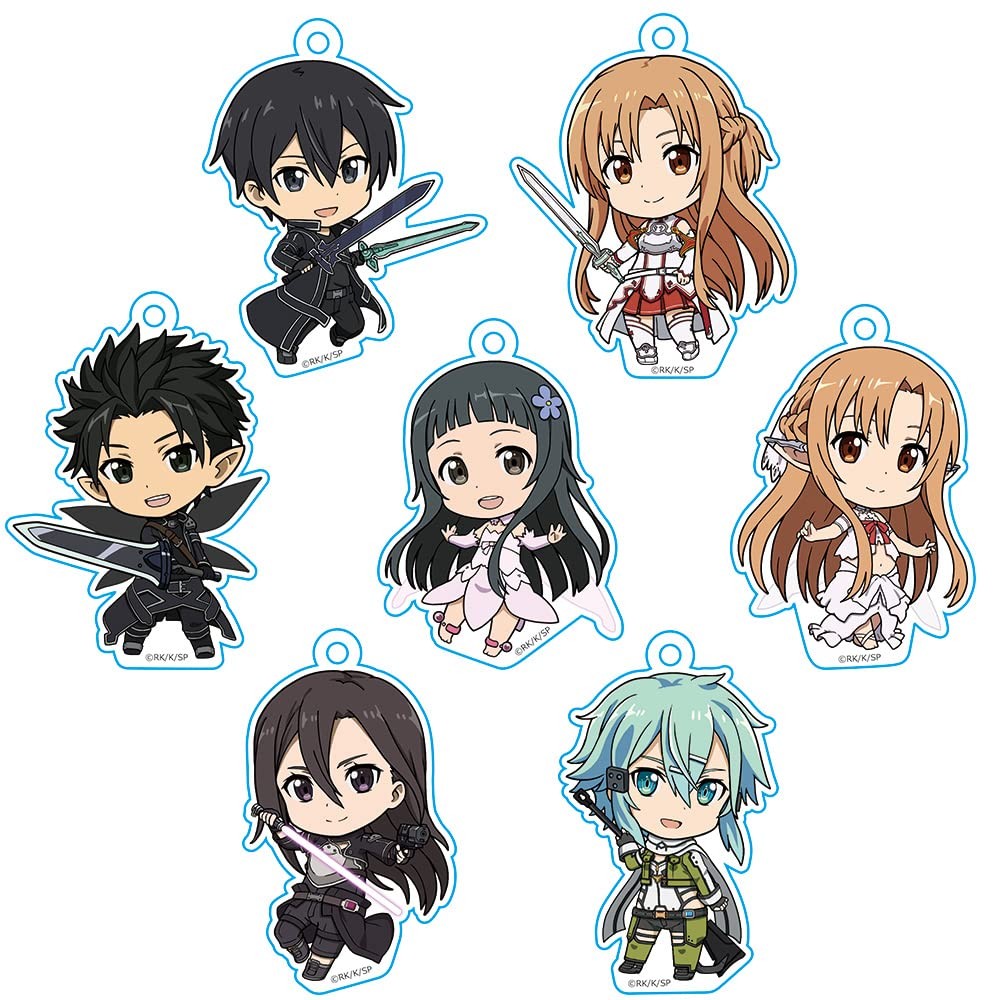 【ส่งตรงจากญี่ปุ่น】 Azu Maker Sword Art Online Trading Acrylic Chain Vol.1 (กล่อง)
