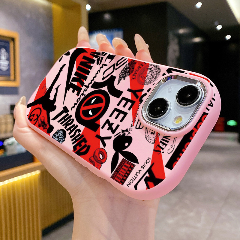 เคสสำหรับ OPPO A60 4G เคสโทรศัพท์แบรนด์อินเทรนด์กันกระแทกกลมและอ้วน - รูปที่ 6