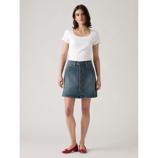กระโปรง Levi's® Women's Retro Button Front Skirt