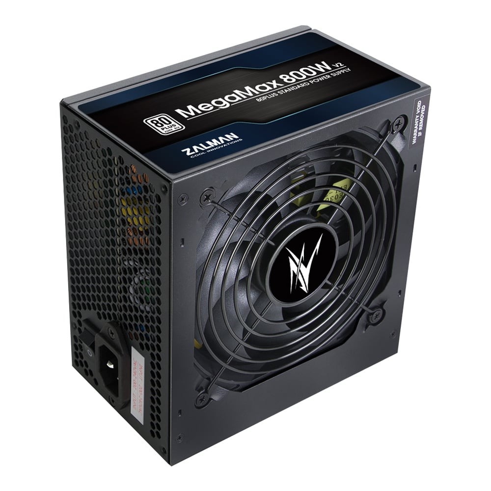 POWER SUPPLY (อุปกรณ์จ่ายไฟ) ZALMAN MEGAMAX 800W V2 - 800W 80 PLUS BLACK ATX (ZM800-TXIIV2)