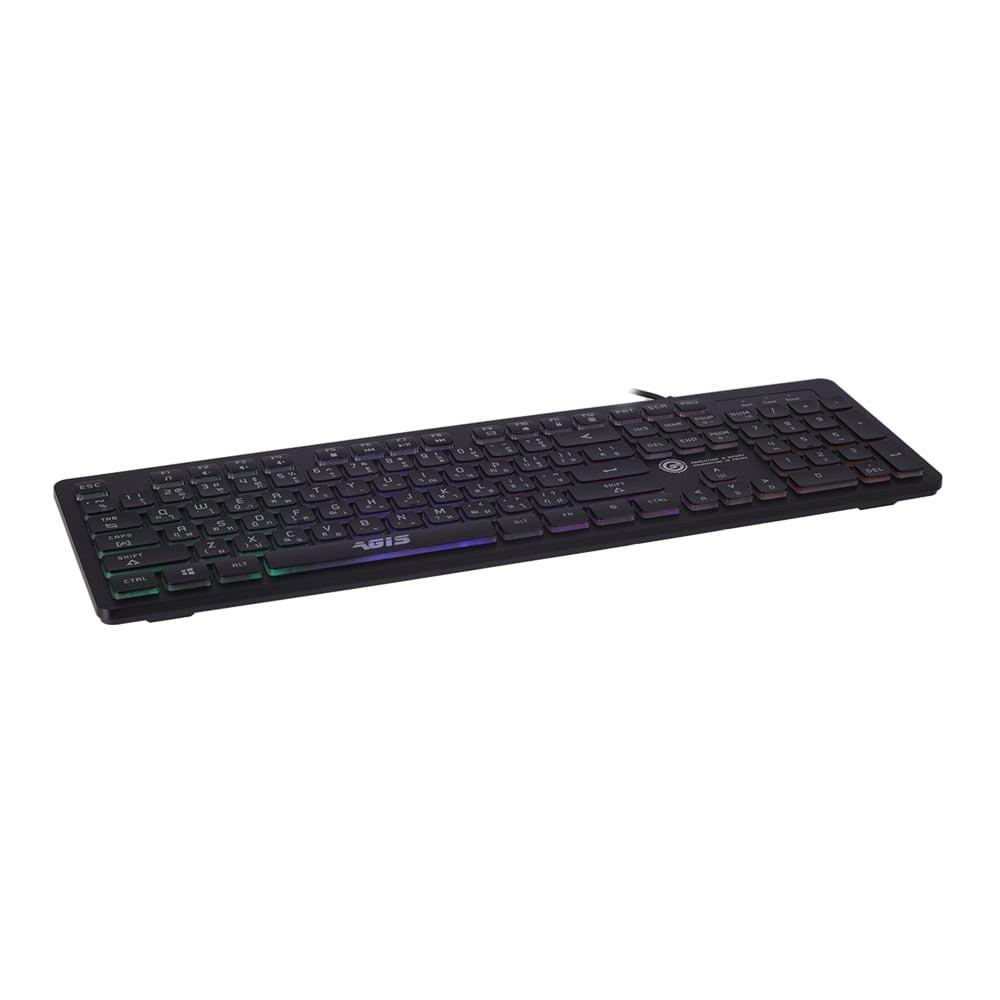 แมคคานิคอล / เกมมิ่งคีย์บอร์ด KEYBOARD (คีย์บอร์ด) NEOLUTION E-SPORT AGIS (MEMBRANE) (RAINBOW LED) (