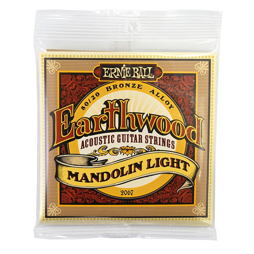 ERNIE BALL ERNIE BALL 2067 Mandolin String 09-34 EARTHWOOD 80/20 BRONZE LIGHT LOOP END
