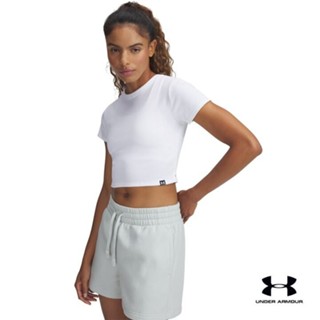 Under Armour เสื้อยืดเบบี้ทีสำหรับผู้หญิง UA Rival Rib