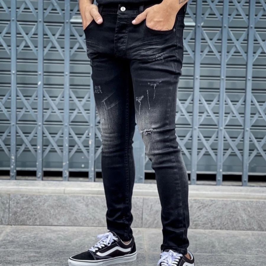 กางเกงยีนส์ผู้ชาย รุ่น9012 ขายาวเดฟผ้ายืดมีไซส์ 28-36 Man Jeans Clothing (P67.0)