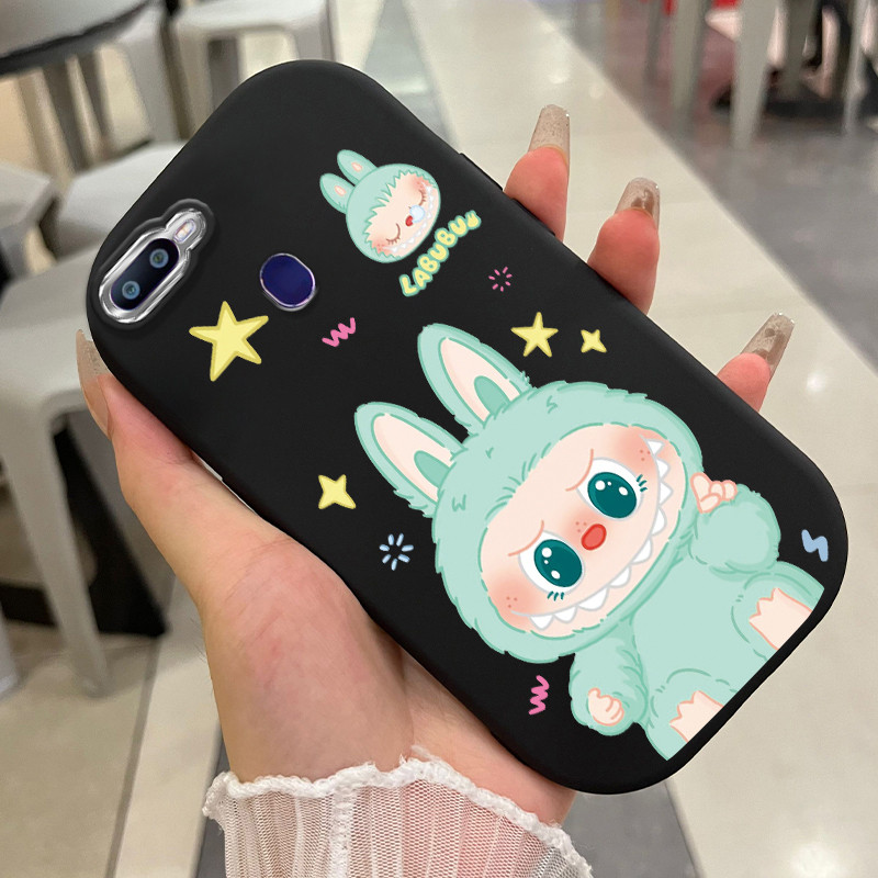 เคสสำหรับ OPPO F9 Pro A7X A9 2019 A9X Realme 2 Pro Realme U1 เคสโทรศัพท์สัตว์ประหลาดน่ารักกันกระแทกกลมและอ้วน – โปรปัง