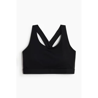 H&M(เอชแอนด์เอ็ม) เสื้อในกีฬาแบบสนับสนุนกลาง พร้อมเทคโนโลยี DryMove™ ผู้หญิง 1294761