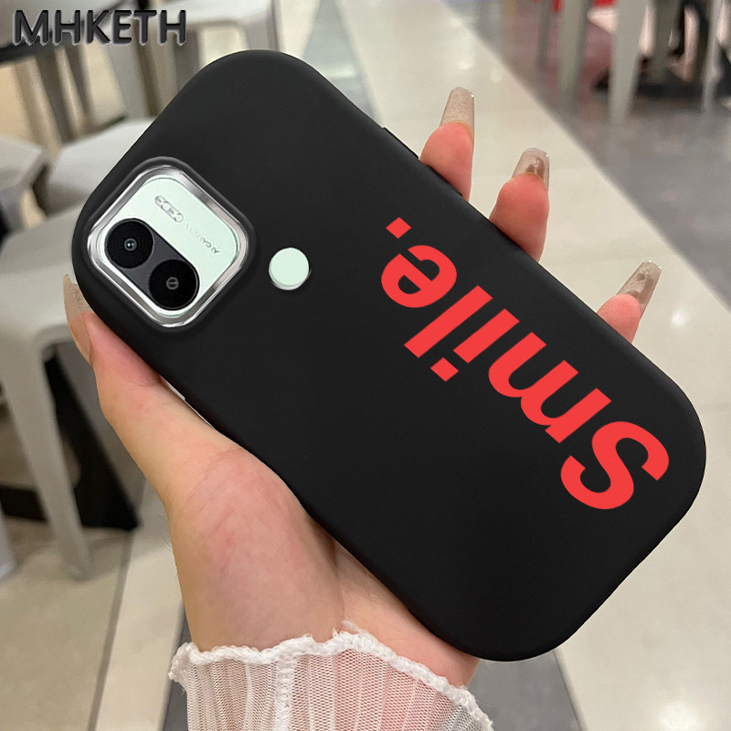 MHKETH เคสสำหรับ Xiaomi Redmi A1+ A2+ A1 Plus A2 Plus เคสโทรศัพท์ซิลิโคนกันกระแทกระดับไฮเอนด์เรียบง่ายและมีสไตล์
