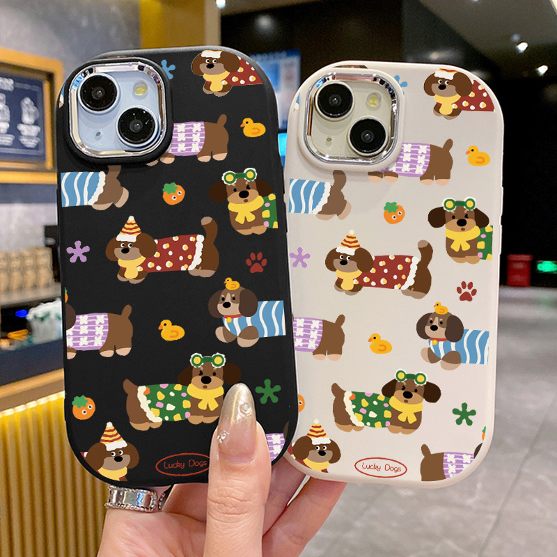 เคสสำหรับ Xiaomi Redmi A1+ A2+ A1 Plus A2 Plus เคสโทรศัพท์ผีสุนัขกันกระแทกกลมและอ้วน - รูปที่ 3
