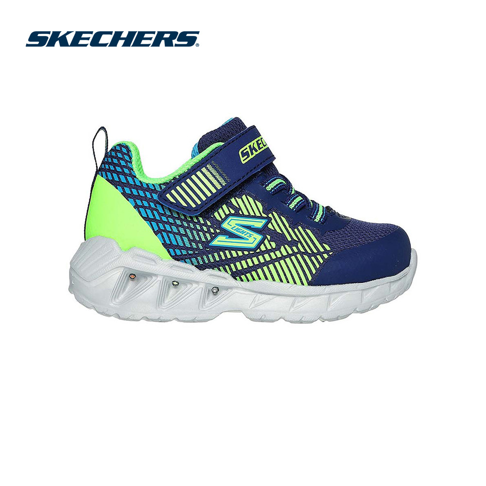 Skechers สเก็ตเชอร์ส รองเท้าเด็กผู้ชาย Boy Magna-Lights Shoes - 401506N-NVLM