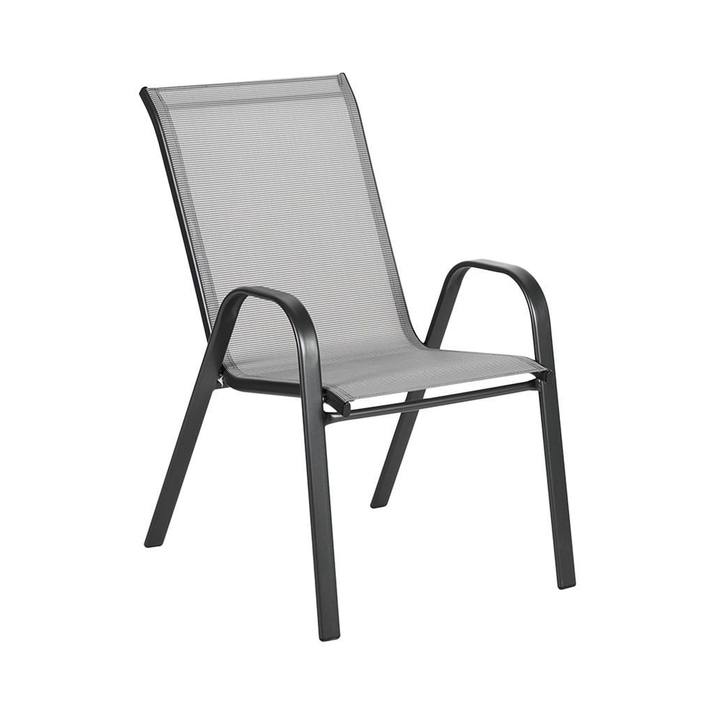 เก้าอี้สนาม BISTRO FONTE รุ่น SC-092 สีเทา - ดำ