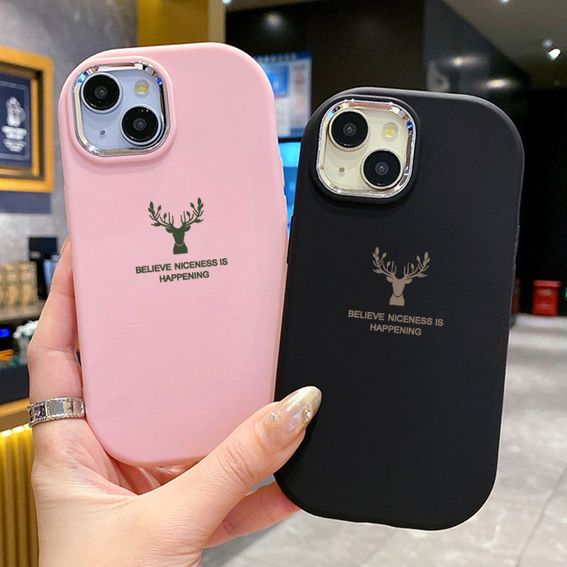 MHKETH เคสสำหรับ Xiaomi Redmi A3 A3X POCO C61 เคสการออกแบบหัวกวางขั้นสูงเคสโทรศัพท์ง่าย - รูปที่ 7
