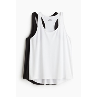 H&M(เอชแอนด์เอ็ม) ชุดเสื้อกั๊กกีฬาแบบแพ็คคู่พร้อมเทคโนโลยี D…