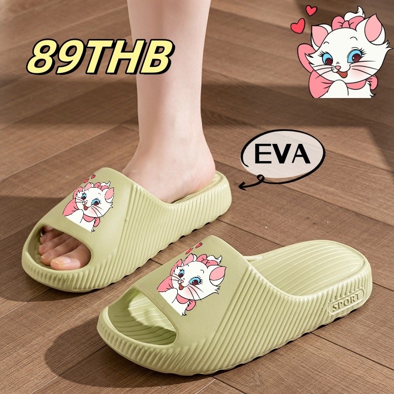 Attitude3 ลูกแมวน่ารัก รองเท้าแตะ กันลื่น รองเท้าชายหาด มี 4 สีให้เลือก สำหรับผู้ชายและผู้หญิง1751534486483