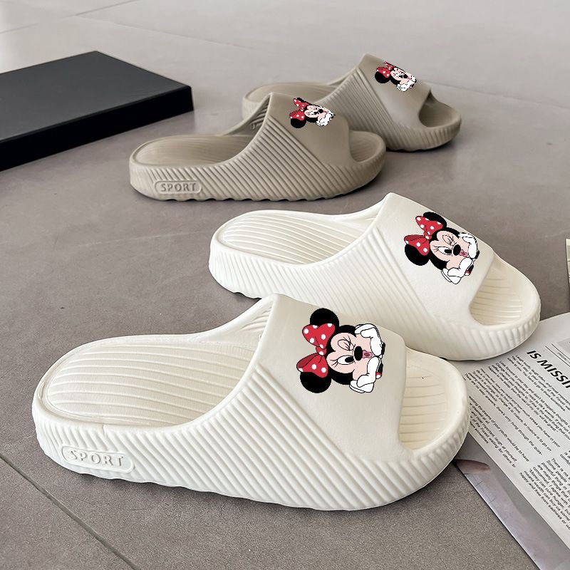 Attitude3 มิกกี้เมาส์ รองเท้าแตะ กันลื่น รองเท้าชายหาด มี 4 สีให้เลือก สำหรับผู้ชายและผู้หญิง1751536530788 - รูปที่ 4