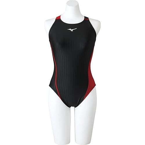 Mizuno Swim Swim Swim Swimming Challenge Swimmer Women S Stream Ace Low Cut N2Ma2740 96: สีดํา/แดงขน