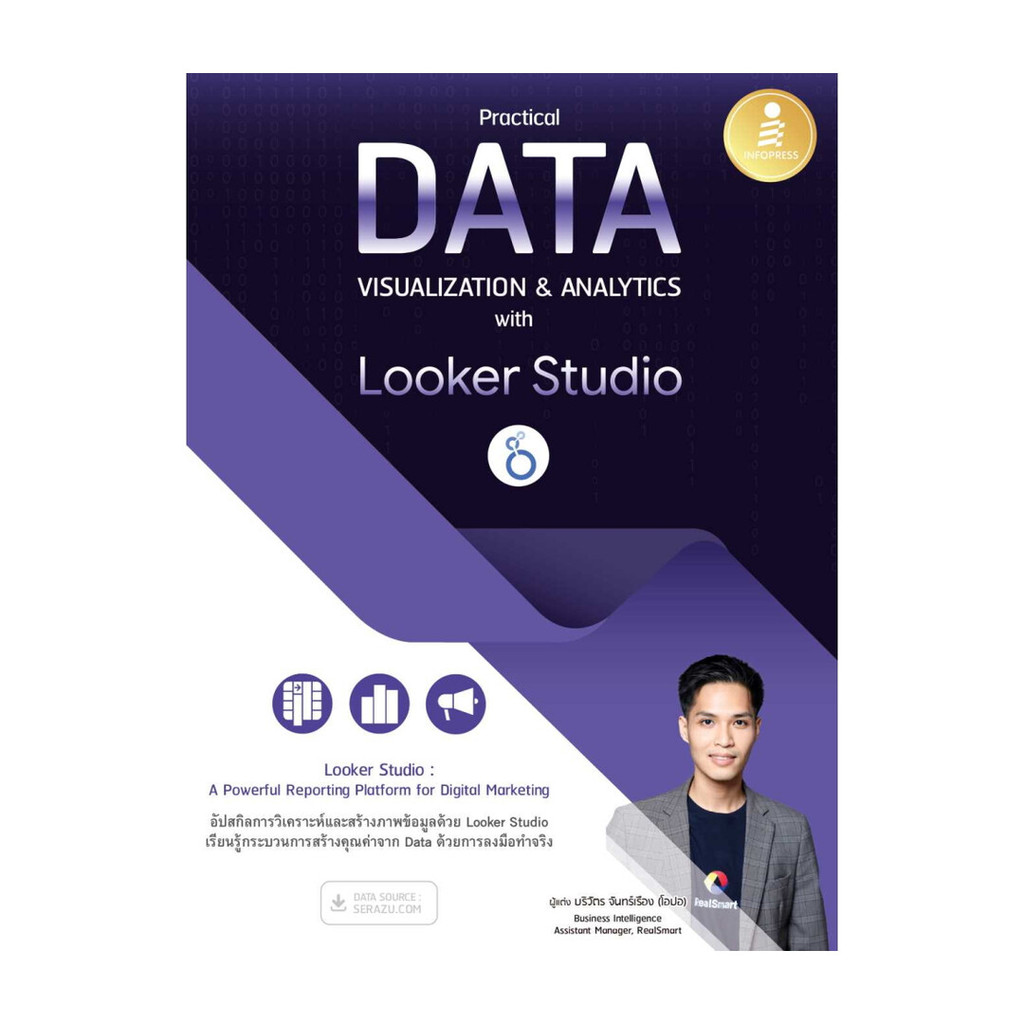 หนังสือมือหนึ่ง(พร้อมส่ง) Practical Data Visualization & Analytics with Looker Studio