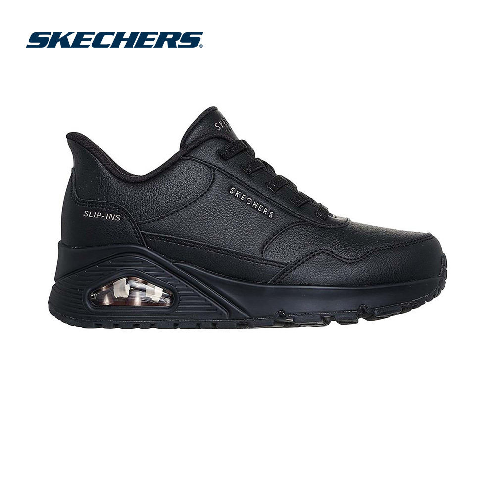 Skechers สเก็ตเชอร์ส รองเท้าผู้หญิง Women Slip-ins Street UNO Banksia Luxe Shoes - 177118-BBK Air-Co
