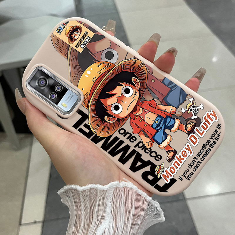 เคสสำหรับ VIVO Y51 2020 Y31 2020 Y51A 2020 Y53s Y33 เคสโทรศัพท์อะนิเมะนําชายกันกระแทกกลมและอ้วน